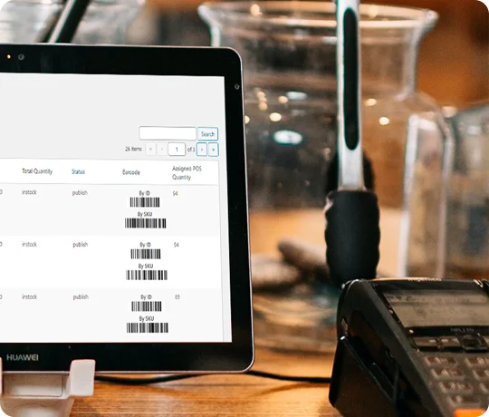 Barcode scanning support